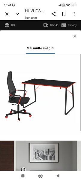 Vand birou si scaun gaming